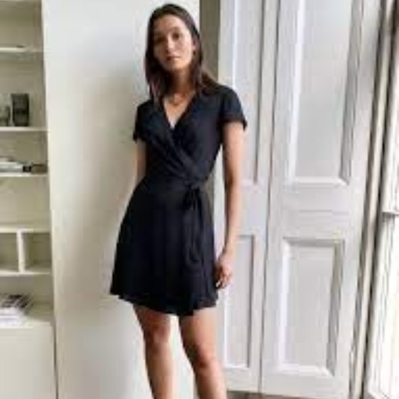 Babaton Mini Wrap Dress - Picture 2 of 6